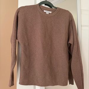 Dusty rose pink knit sweater